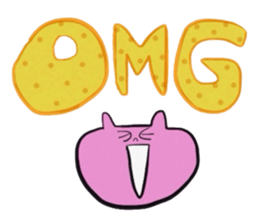 Im Cat human sticker #3571679