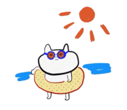 Im Cat human sticker #3571680