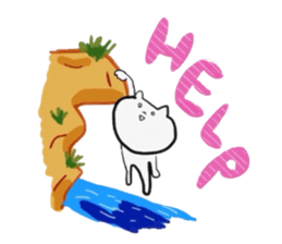 Im Cat human sticker #3571681