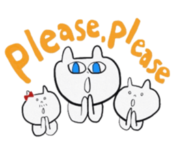 Im Cat human sticker #3571682