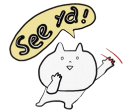 Im Cat human sticker #3571689