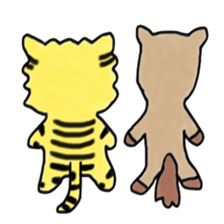 Tiger and Horse sticker #3572609