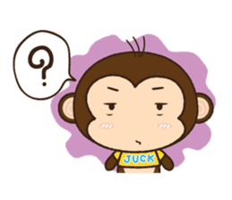 Juck the Monkey sticker #3572831
