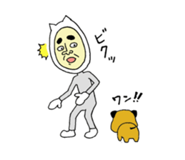 Supar Cat man sticker #3573144