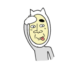 Supar Cat man sticker #3573148