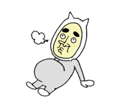 Supar Cat man sticker #3573152