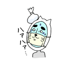 Supar Cat man sticker #3573156