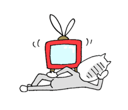 Supar Cat man sticker #3573165