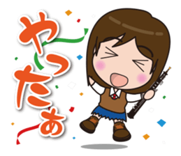 Brass band daughter sticker #3573341