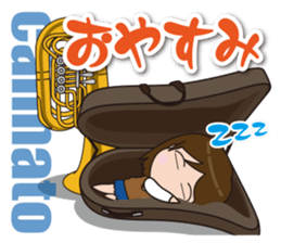 Brass band daughter sticker #3573357