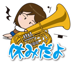 Brass band daughter sticker #3573363