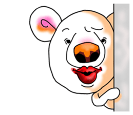 THE VERY FUNNY BEAR sticker #3573530