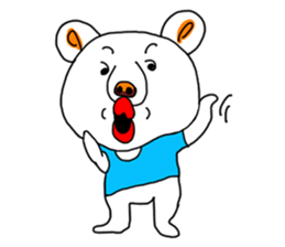 THE VERY FUNNY BEAR sticker #3573532