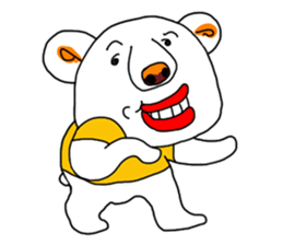 THE VERY FUNNY BEAR sticker #3573533