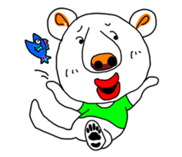 THE VERY FUNNY BEAR sticker #3573534