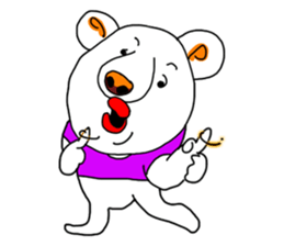 THE VERY FUNNY BEAR sticker #3573535