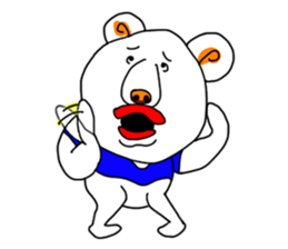 THE VERY FUNNY BEAR sticker #3573537