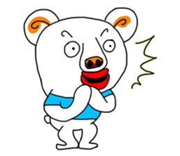 THE VERY FUNNY BEAR sticker #3573540
