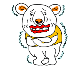 THE VERY FUNNY BEAR sticker #3573542