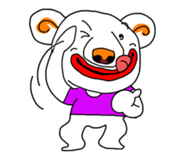 THE VERY FUNNY BEAR sticker #3573544