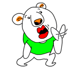 THE VERY FUNNY BEAR sticker #3573552