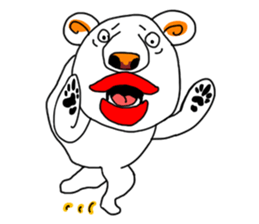 THE VERY FUNNY BEAR sticker #3573555