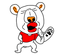 THE VERY FUNNY BEAR sticker #3573558