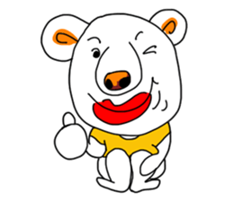 THE VERY FUNNY BEAR sticker #3573560