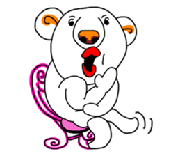 THE VERY FUNNY BEAR sticker #3573561