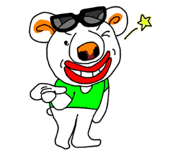 THE VERY FUNNY BEAR sticker #3573562