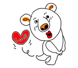 THE VERY FUNNY BEAR sticker #3573564