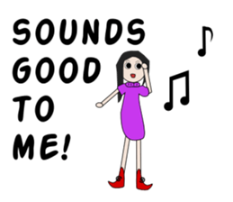 English with Lina: (4) Yes Yes Yes! sticker #3574401