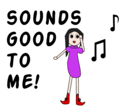 English with Lina: (4) Yes Yes Yes! sticker #3574401