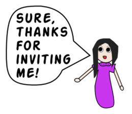 English with Lina: (4) Yes Yes Yes! sticker #3574405