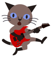 Rock'n'Cat sticker #3574412