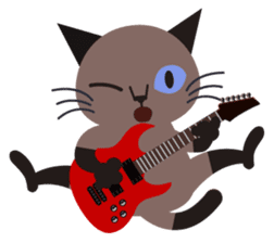 Rock'n'Cat sticker #3574414