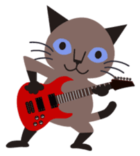 Rock'n'Cat sticker #3574417