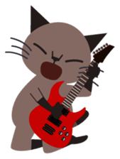 Rock'n'Cat sticker #3574418