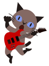 Rock'n'Cat sticker #3574419
