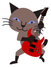 Rock'n'Cat sticker #3574422