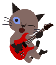 Rock'n'Cat sticker #3574423