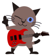 Rock'n'Cat sticker #3574424