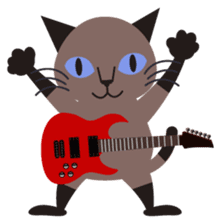 Rock'n'Cat sticker #3574425