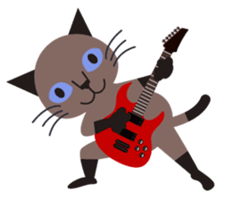 Rock'n'Cat sticker #3574427