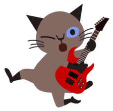 Rock'n'Cat sticker #3574430