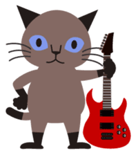 Rock'n'Cat sticker #3574432