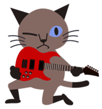 Rock'n'Cat sticker #3574433