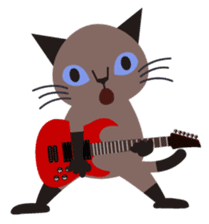 Rock'n'Cat sticker #3574434