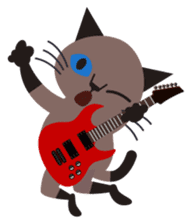 Rock'n'Cat sticker #3574437