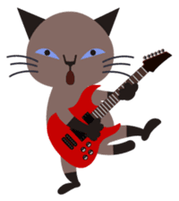 Rock'n'Cat sticker #3574438
